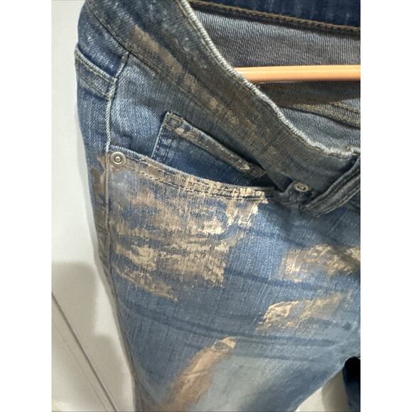 Soho New York & Company Women's Golden Boyfriend Jeans Size 10 - Picture 6 of 9